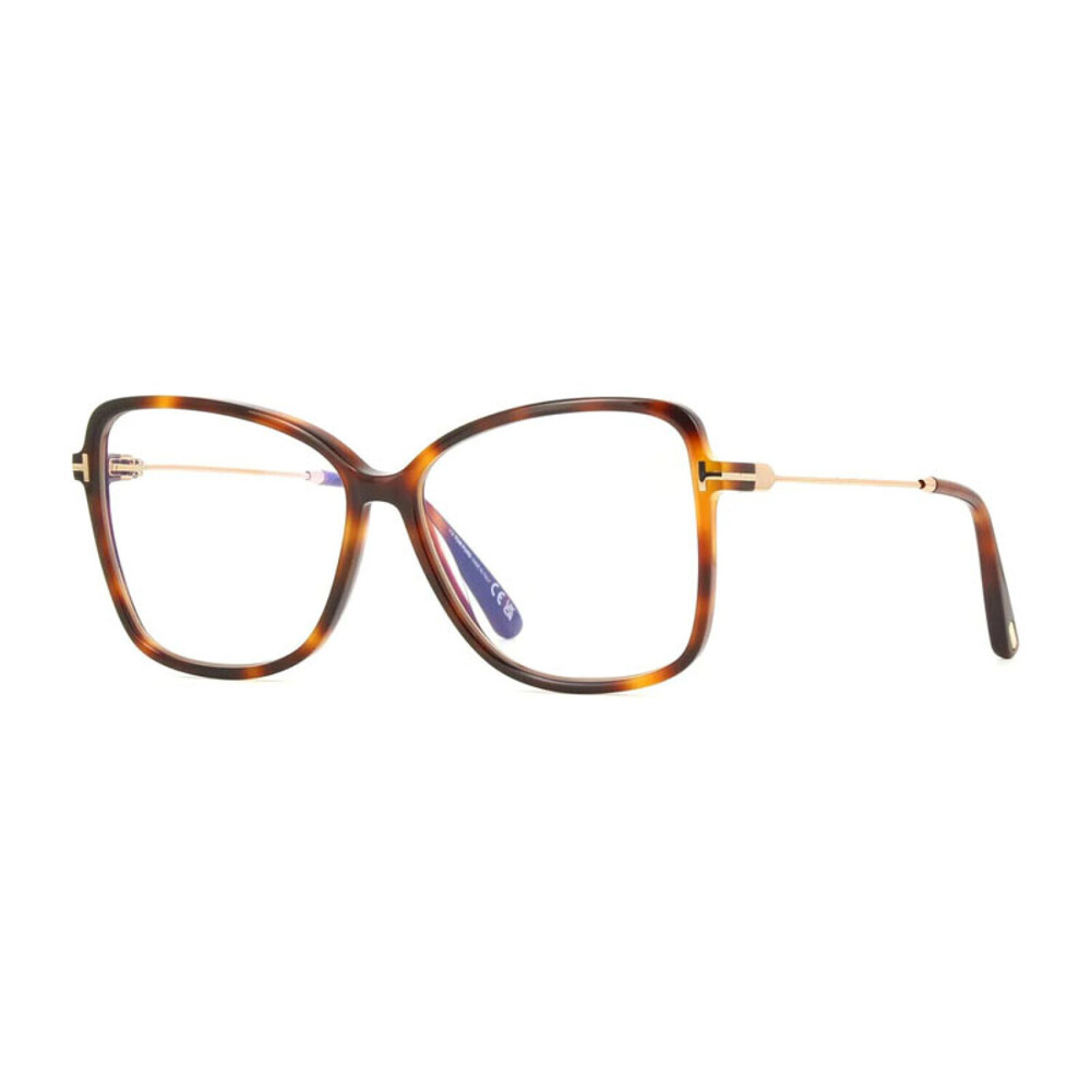 NEW Tom Ford FT5953-B 053 Blonde Havana Sunglasses Authentic